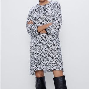 Zara floral print dress
